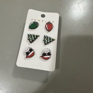 Festive Holiday Earrings Set